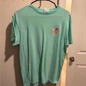 Delta Mint Green Palm Logo Short-Sleeve Tee